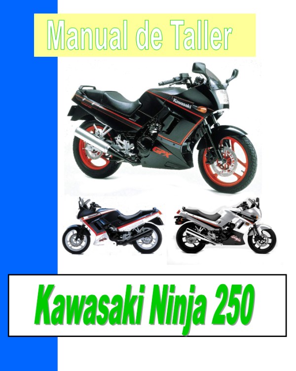 kawasaki GPX 250 - Kawasaki GPZ 250 Ninja manual taller - despiece en pdf