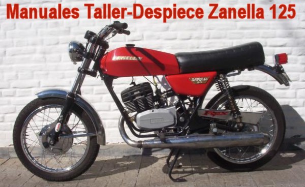 Zanella Sapucai 125 2 tiempos manual taller - despiece en pdf