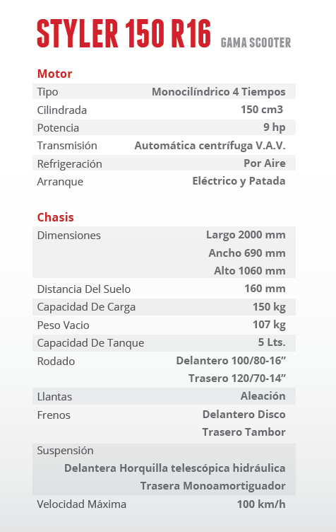 Styler_150_R16_especificaciones-tecnicas
