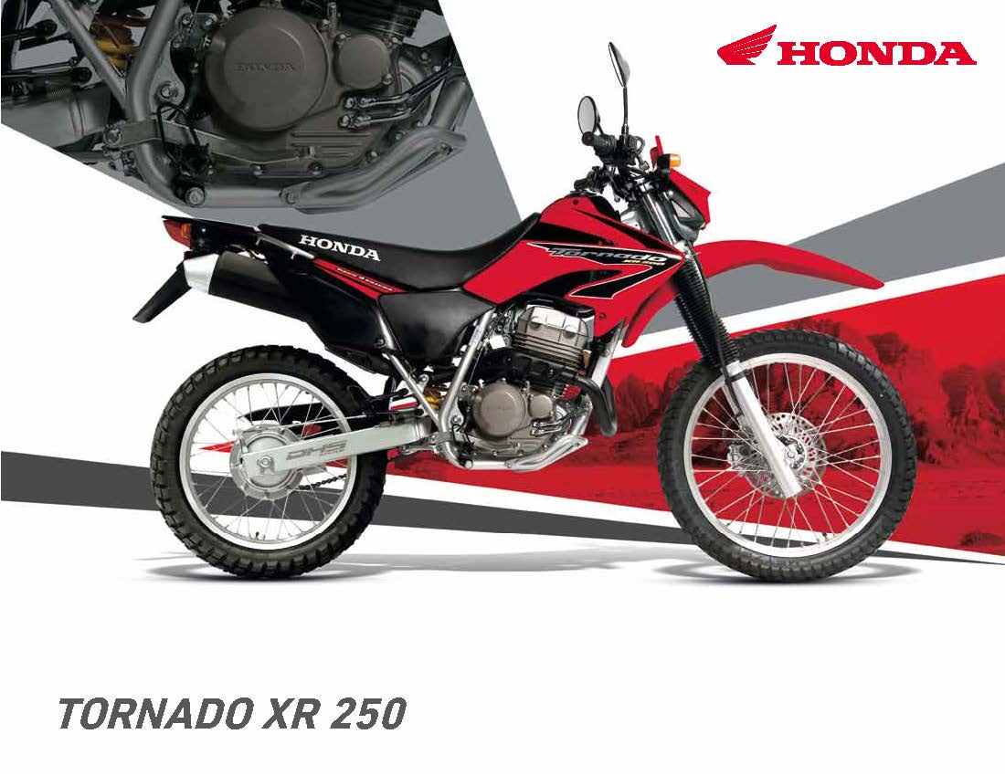 Honda XR 250 Tornado puesta a punto y mantenimiento en pdf
